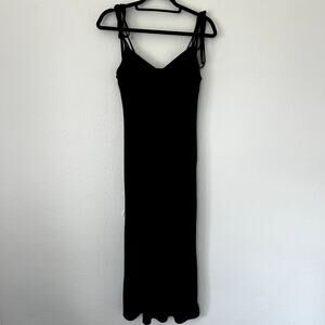 Zara Tie shoulder Midi dress